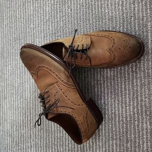 Johnston & Murphy Men's Brown Wingtip Dress Shoe Sz 11.5
